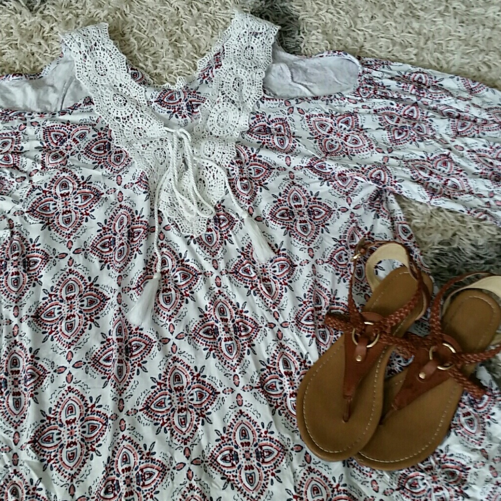 Cold shoulder blouse